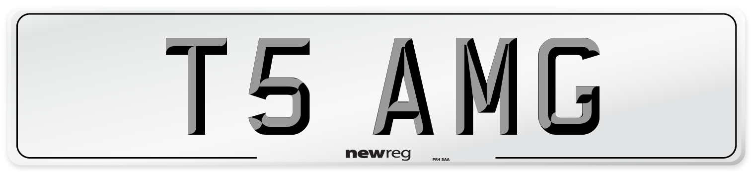 T5 AMG Number Plate from New Reg